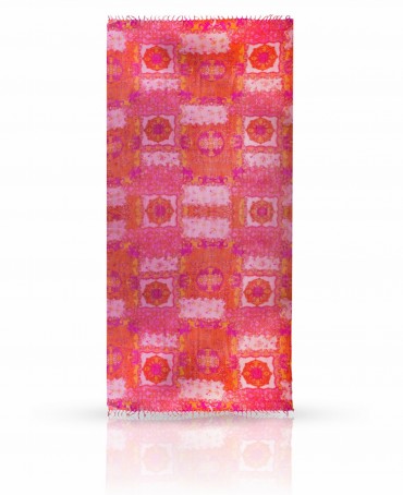 Палантин Женский W-GEOMETRIC/RED